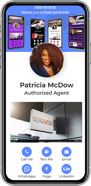 A Talking Vcard Authorized Agent