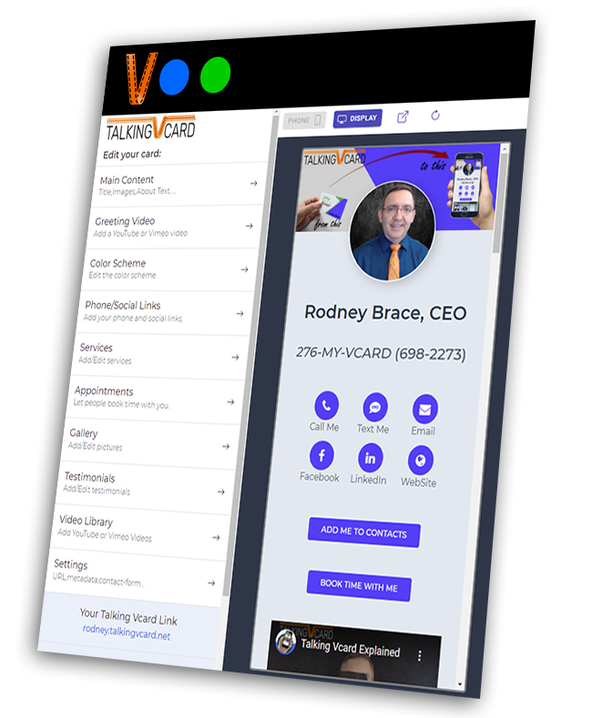 Branding your Talking Vcard - the new digital business card